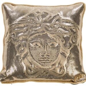 Versace Metal Mesh Medusa Cushion